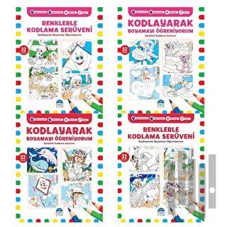 Kodlayarak Boyama Mega Seri | Kitap Ambarı
