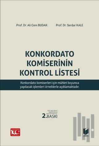 Konkordato Komiserinin Kontrol Listesi (Ciltli)