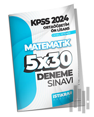 KPSS 2024 Ortaöğretim-Ön Lisans Genel Yetenek Matematik 5x30 Deneme Sınavı