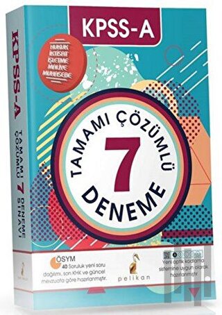 KPSS A Grubu Tamamı Çözümlü 7 Deneme 2017