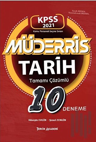 KPSS Müderris Tarih Tamamı Çözümlü 10 Deneme