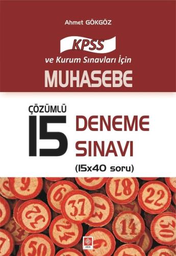 KPSS Muhasebe Çözümlü 15 Deneme Sınavı