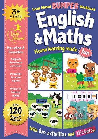 Leap Ahead Bumper Workbook: 3+ Years English and Maths