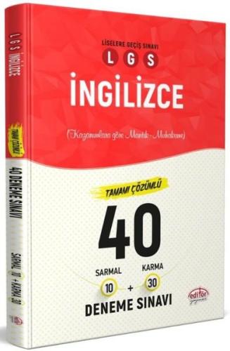 LGS İngilizce Tamamı Çözümlü 40 Deneme Sınavı