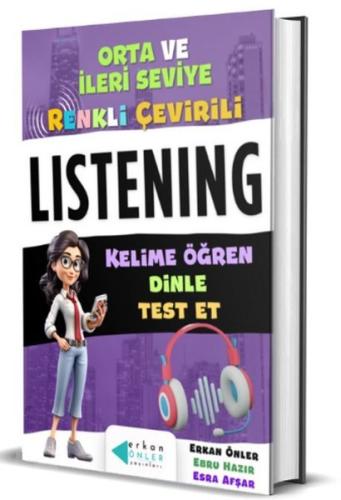 Listening - Orta ve İleri Seviye Renkli Çevirili (Ciltli)