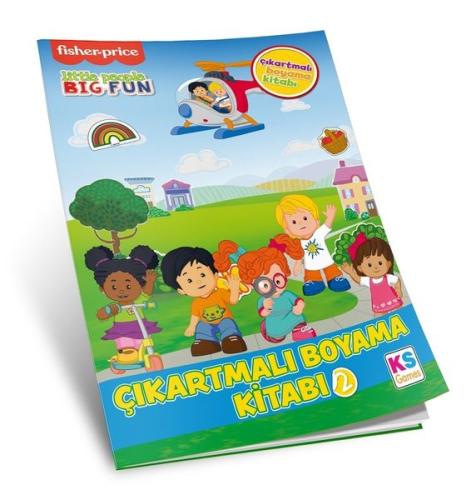 Little People Coloring Sticker Book 2 | Kitap Ambarı