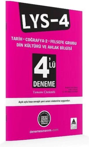 LYS 4 4lü Deneme Tarih Coğrafya-2 Felsefe Grubu Din Kültürü ve Ahlak Bilgisi