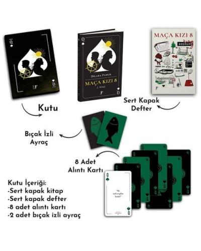 Maça Kızı 8 - 2.Kitap Seti - Kutulu (Ciltli)
