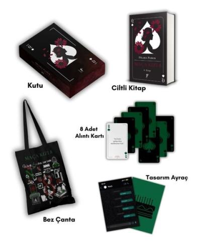 Maça Kızı 8 - 4. Kitap Seti - Kutulu (Ciltli)