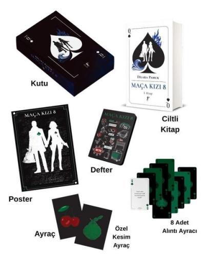 Maça Kızı 8 - 5. Kitap Seti - Kutulu (Ciltli)