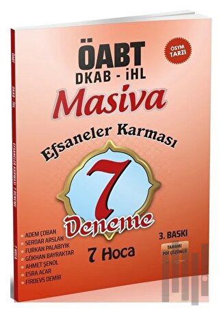 Masiva ÖABT Din Kültürü Efsaneler Karması 7 Hoca 7 Deneme - Ahmet Şenol, Serdar Arslan Masiva Yayınları