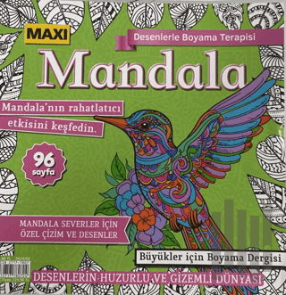 Maxi Mandala Büyükler İçin Boyama Dergisi 2024 - 02