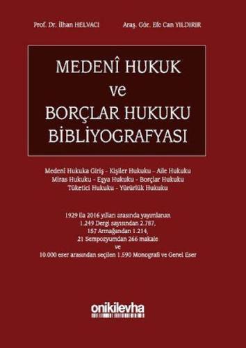 Medeni Hukuk ve Borçlar Hukuku Bibliyografyası (Ciltli) | Kitap Ambarı
