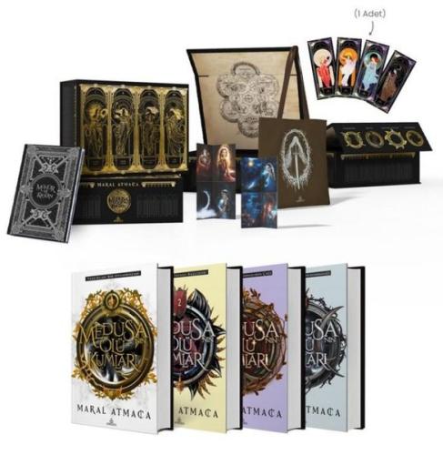 Medusa'nın Ölü Kumları Serisi - Hediyeli Mıknatıslı Kutu (Ciltli)