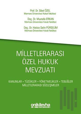 Milletlerarası Özel Hukuk Mevzuatı