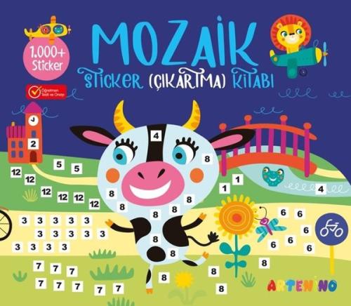 Mozaik Sticker 1.000+ Çıkartma Kitabı - Lacivert
