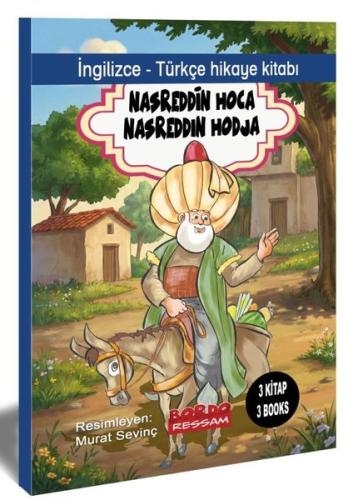Nasrettin Hoca - Nasreddın Hodja - İngilizce - Türkçe Hikaye Seti - 3 Kitap Takım