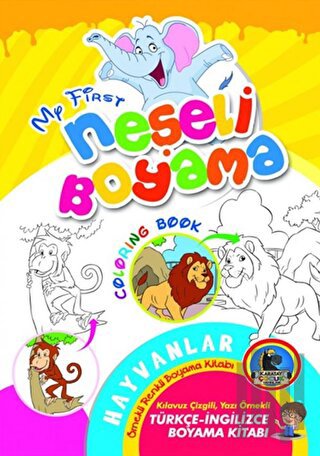 Neşeli Boyama - Örnekli Renkli (8 Kitap)