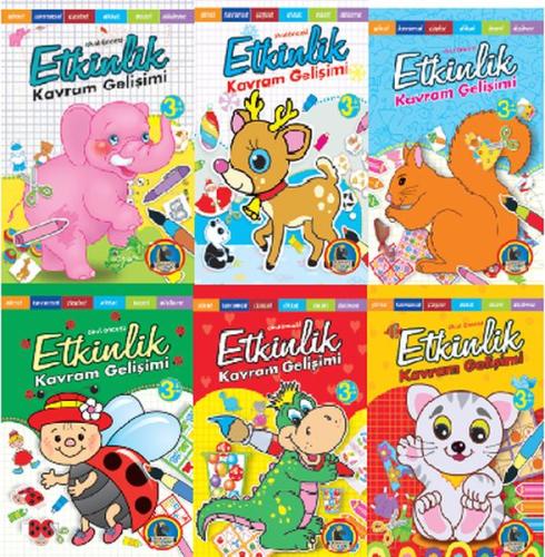 Okul Öncesi Etkinlik - Kavram Gelişimi (6 Kitap) | Kitap Ambarı