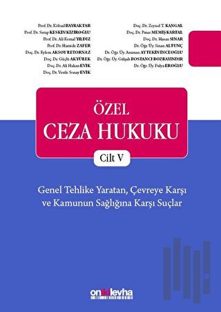 Özel Ceza Hukuku Cilt 5 (Ciltli) | Kitap Ambarı