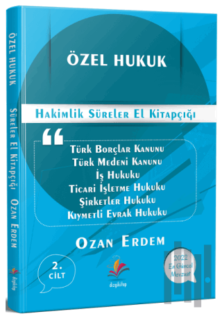 Özel Hukuk Hakimlik Süreler El Kitapçığı