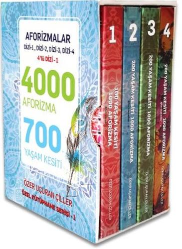 Özer Uçuran Çiller  – Aforizmalar Serisi - 4 Kitap Takım Kutulu