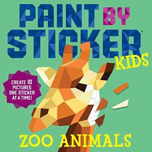 Paint by Sticker Kids: Zoo Animals | Kitap Ambarı