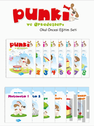 Punki ve Arkadaşları Okul Öncesi Eğitim Seti (5 Yaş)