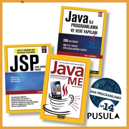 Pusula - Java Programlama Seti - 3 Kitap Takım | Kitap Ambarı