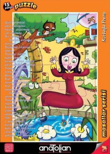 Puzzle 15 Parça Masallar Serisi- Kurbağa Prens | Kitap Ambarı