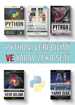 Python, Veri Bilimi ve Yapay Zeka Seti (5 Kitap)