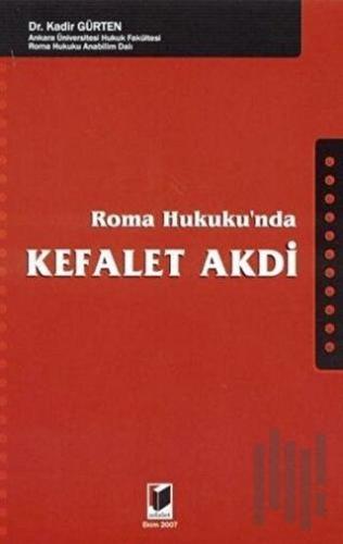 Roma Hukuku’nda Kefalet Akdi