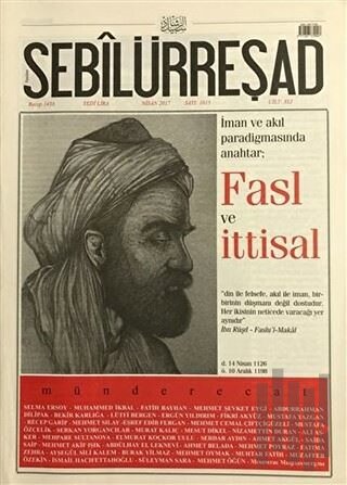 Sebilürreşad Dergisi Sayı: 1015 Nisan 2017