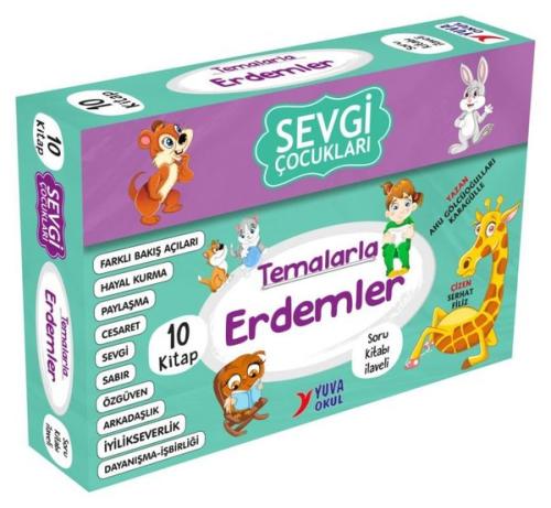 Sevgi Çocukları Temalarla Erdemler Seti - 10 Kitap Takım - 2-3. Sınıfl