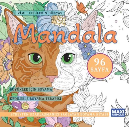 Sevimli Kedilerin Dünyası Mandala | Kitap Ambarı