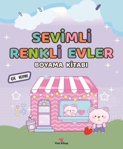 Sevimli Renkli Evler Boyama Kitabı | Kitap Ambarı