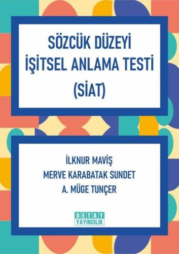 Sözcük Düzeyi İşitsel Anlama Testi (SİAT) (Ciltli) | Kitap Ambarı