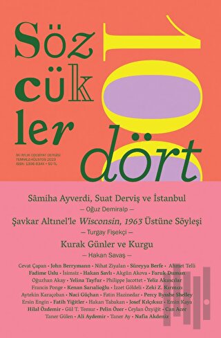 Sözcükler Dergisi Sayı: 104 Temmuz - Ağustos 2023