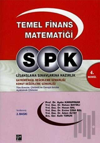 SPK Temel Finans Matematiği - 4. Modül