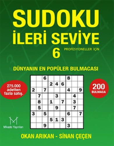 Sudoku İleri Seviye 6  Profesyoneller İçin