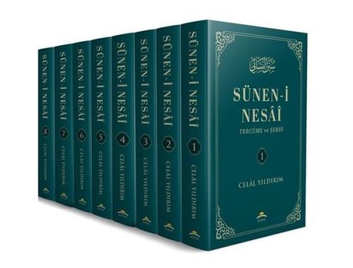 Sünen-i Nesai Tercüme ve Şerhi Seti - 8 Kitap Takım (Ciltli)