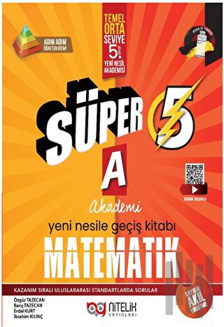 Süper 5. Sınıf Matematik A Yeni Nesile Geçiş Kitabı | Kitap Ambarı