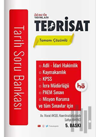 Tedrisat Tarih Soru Bankası