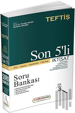 TEFTİŞ KPSS İktisat Cilt 3 Son 5'li Soru Bankası