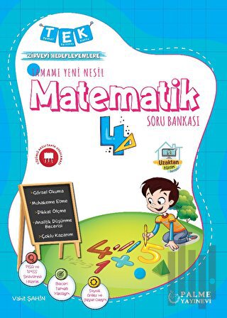 Tek 4.Sınıf Tamamı Yeni Nesil Matematik Soru Bankası