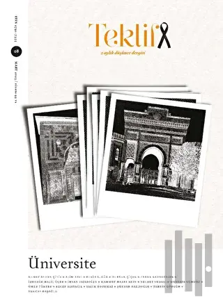 Teklif 2 Aylık Düşünce Dergisi Sayı: 8 Mart 2023