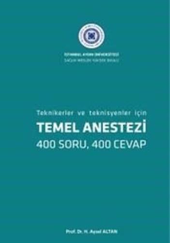 Temel Anestezi-Tekniker ve Teknisyenler İçin