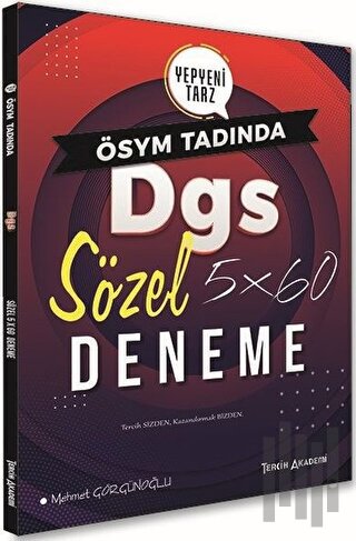 Tercih Akademi DGS Sözel 5X60 Deneme