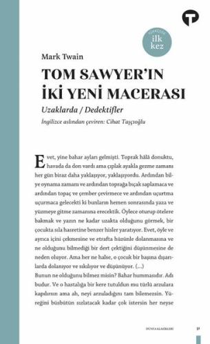 Tom Sawyer'in İki Yeni Macerası