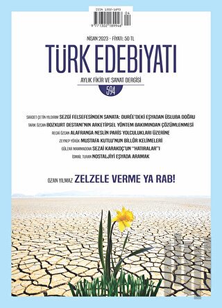 Türk Edebiyatı Aylık Fikir ve Sanat Dergisi 594 - Nisan 2023